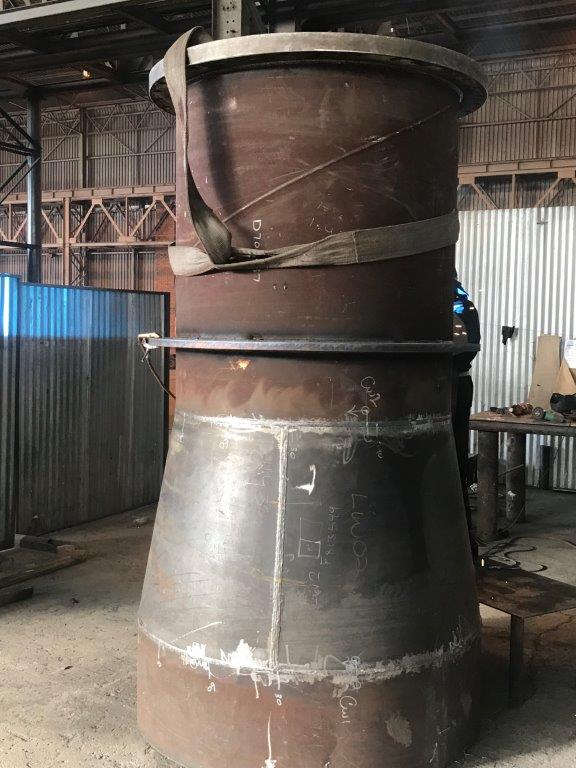 EXTENDED REDUCER FLANGED ONE END fabricated by CSP